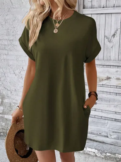 Classic Tee Short-Sleeve Cotton Mini Dress