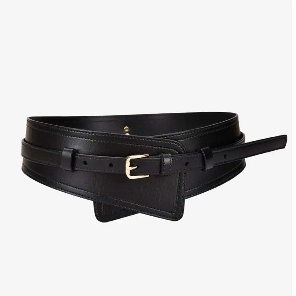 Faux Leather Women's Corset Belt