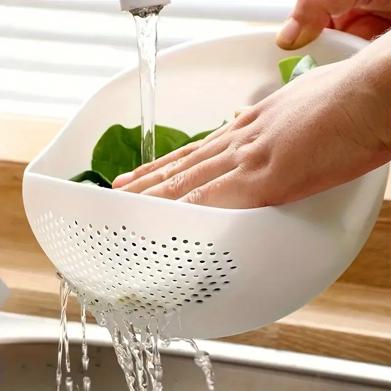 Multi-Function Plastic Colander Strainer
