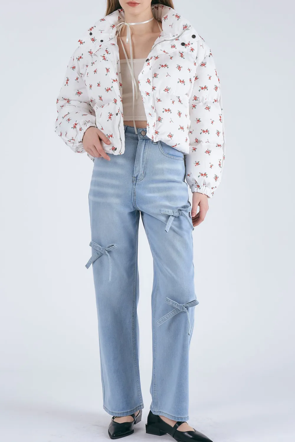 Floral Puffer Jacket