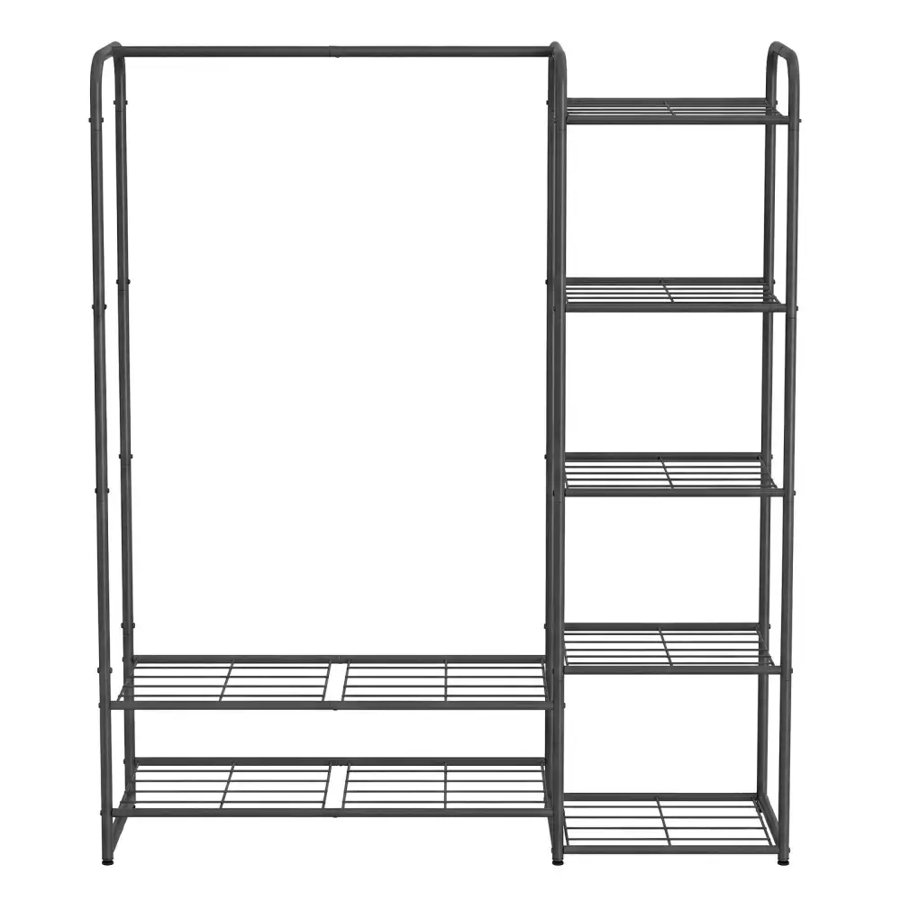 Steel Open Wardrobe With Shelves