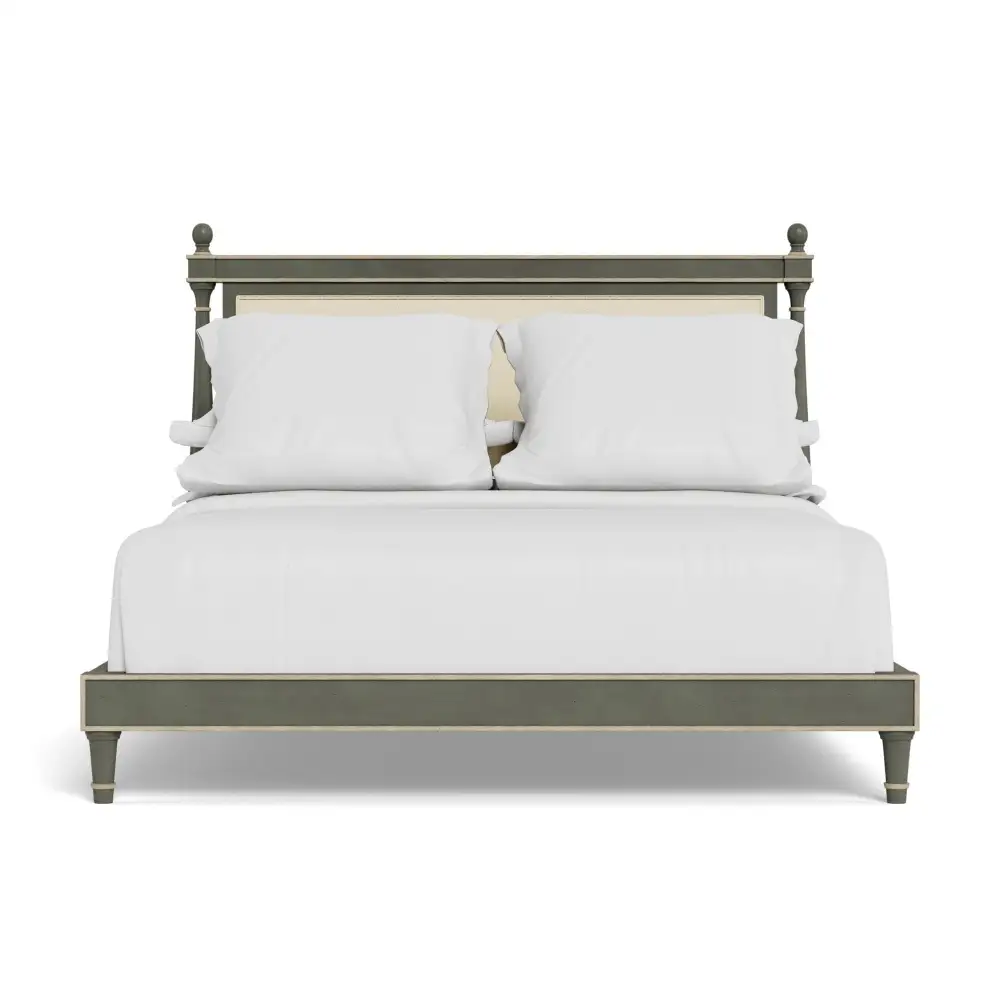 Upholstered Turned Bed Frame
