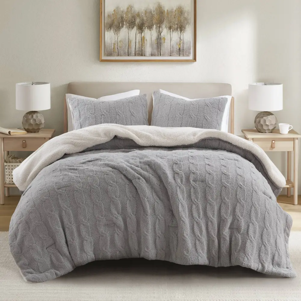 Chenille Comforter Bedding Set
