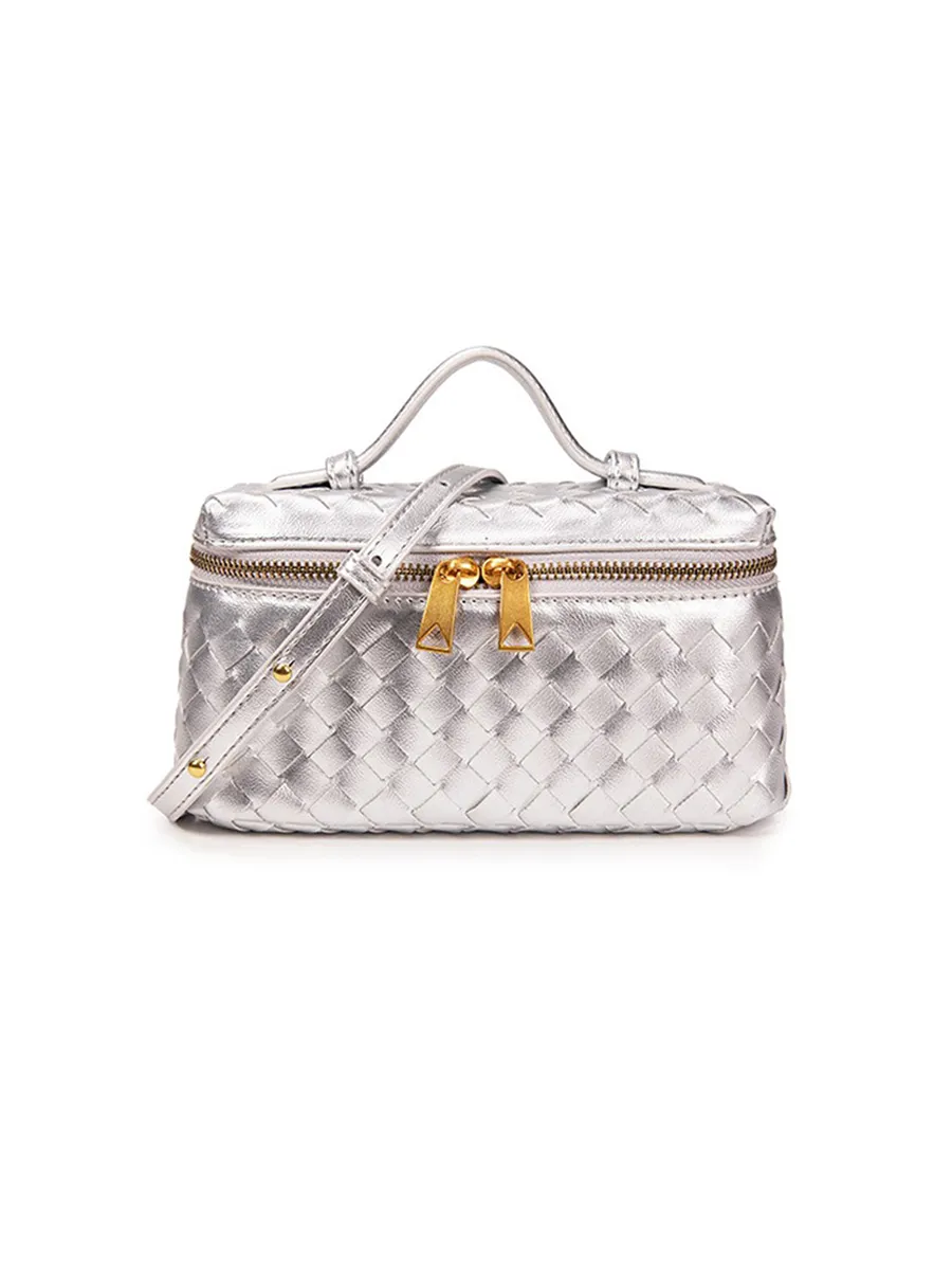 Cecelia Hand-Woven Box Bag