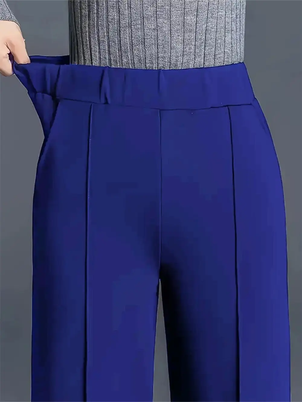 Classic High Waisted Wide Leg Pants