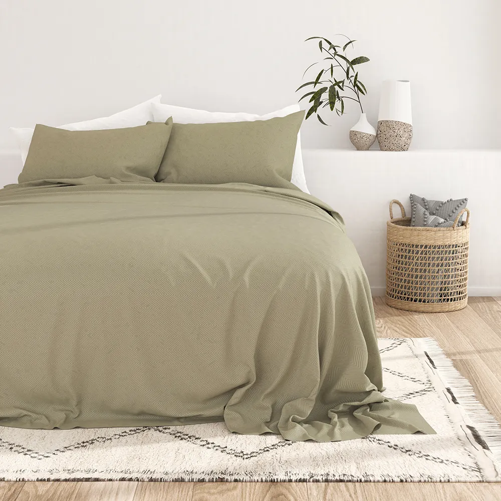 Chevron Embossed Sheet Set