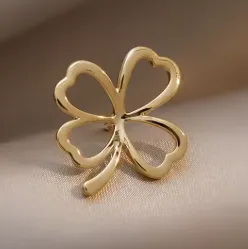 Four-Leaf Clover Brooch