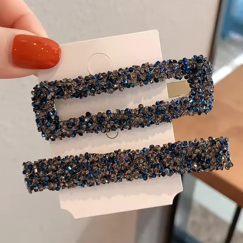 Luxury Rhinestone Hair Clip Set