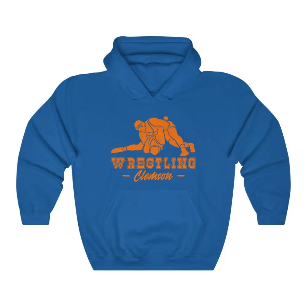 Relaxed Practice Day Wrestling Graphic Pullover Hoodie