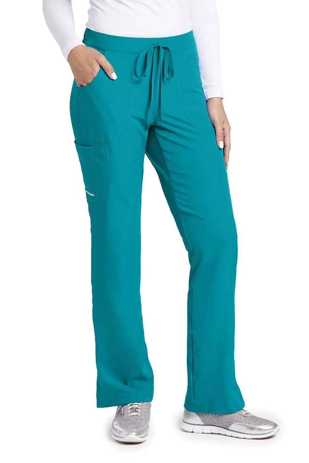 Women's Flat Front Beauty Healthcare Scrub Trousers