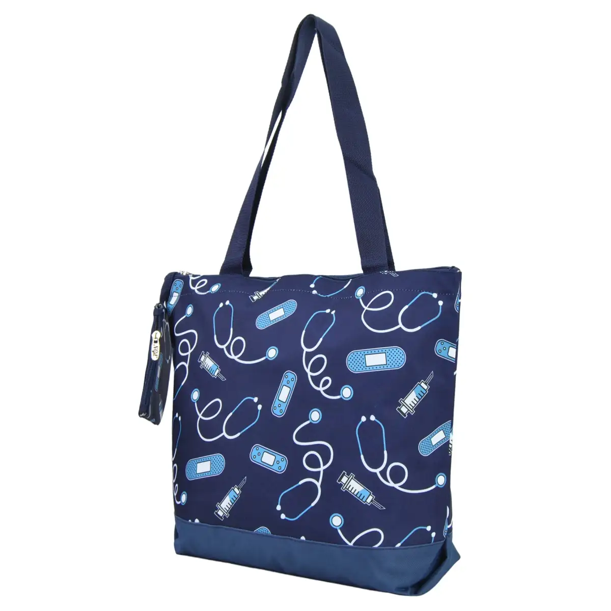 Classic Medical Motif Canvas Tote Bag