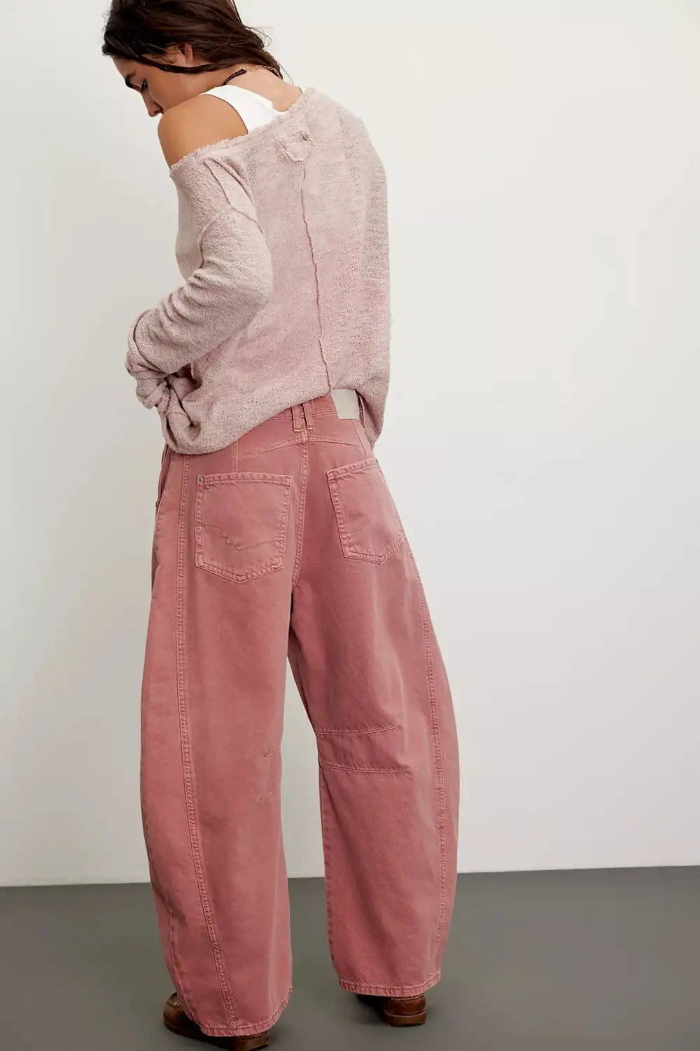 Luck Mid Rise Barrel Jeans Sunsetter