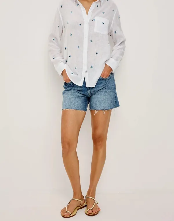Shirt in Bluebell Carnations