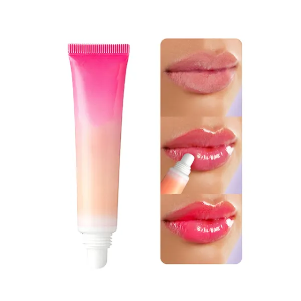 Wholesale Natural Organic Ph Color Changing Hydrating Lip Glow Oil Plumper Vegan Tint Lip Oil