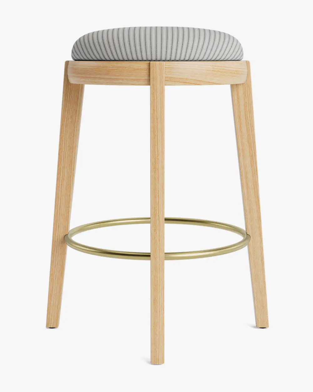 Modern Leather Counter Stool