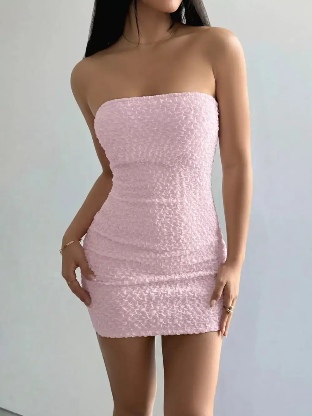 Strapless Bodycon Mini Dress