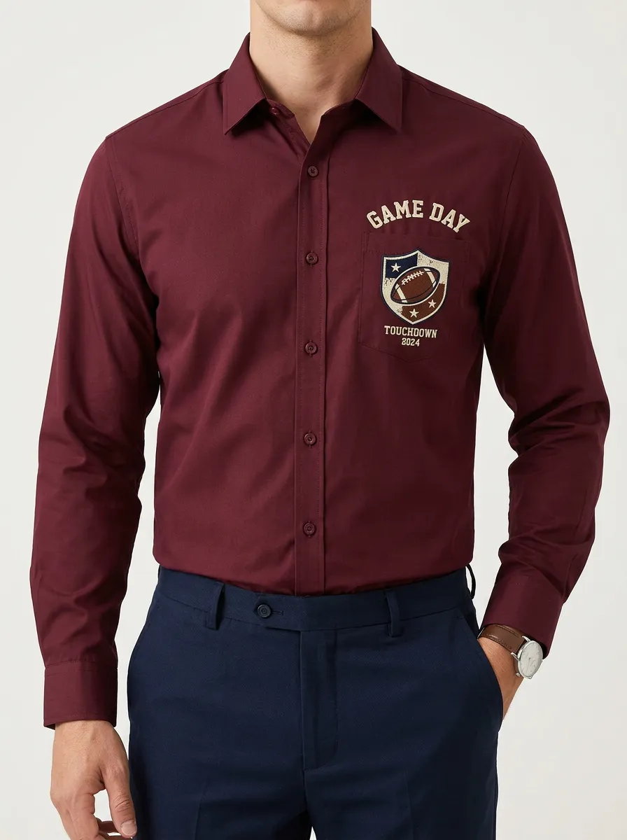 Football Graphic Casual Shirt