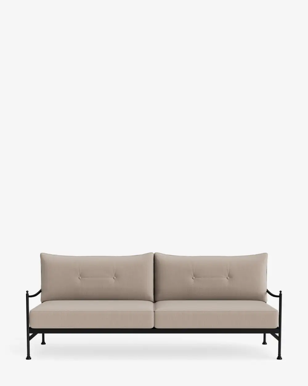 Curved Aluminum Sofa