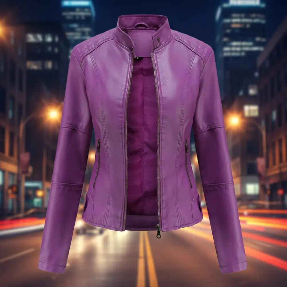 Classic Faux Leather Jacket