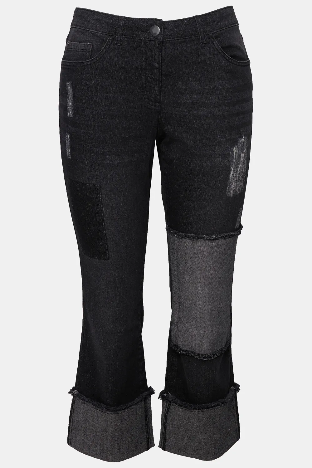 Elastic Patch Jeans