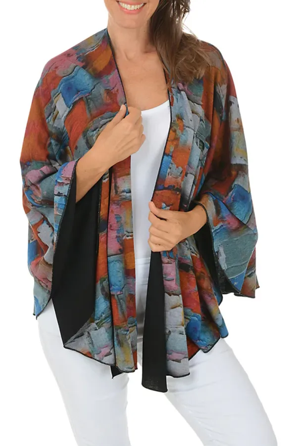 Long Sleeve Reversible Wrap
