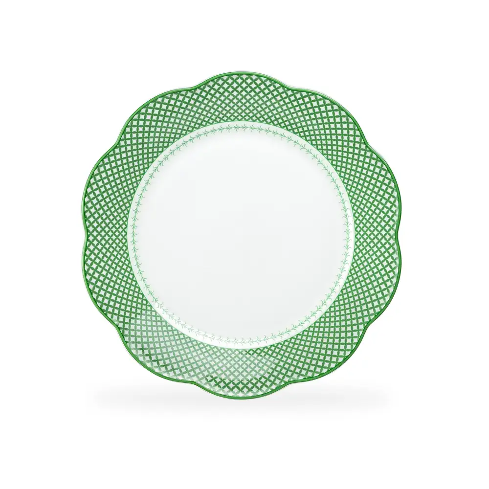 Lattice Bone China Dessert Plate