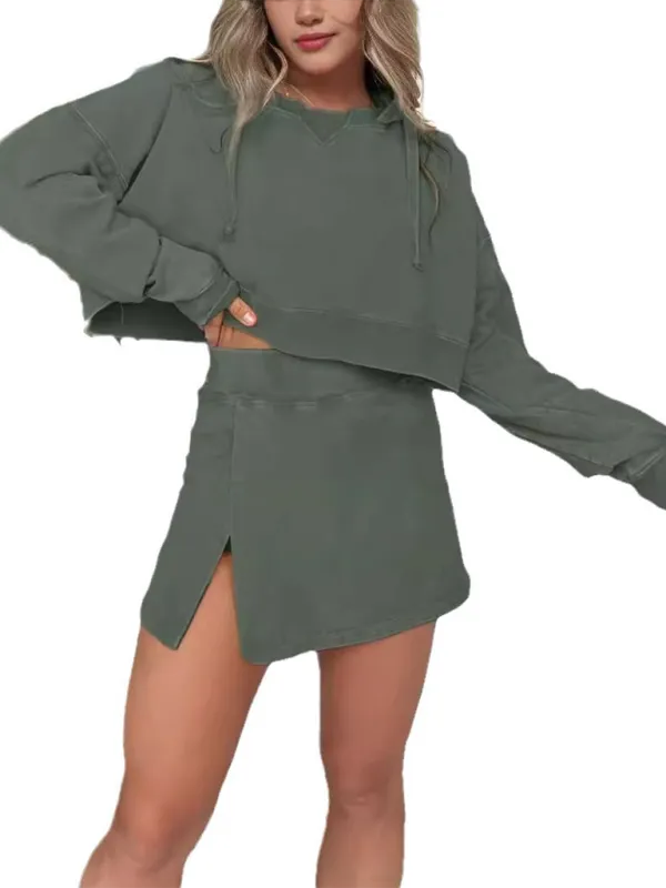 Collared Long Sleeve Coordinated Set
