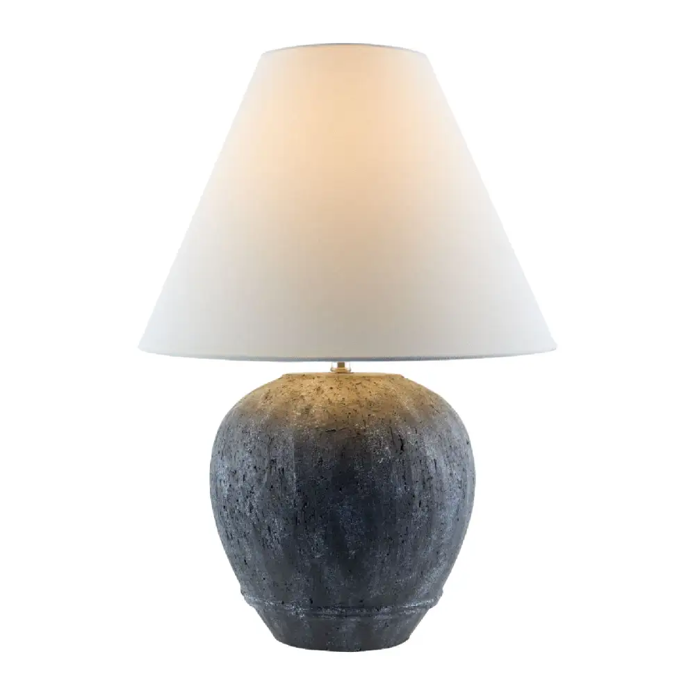 Sandblasted Ceramic Table Lamp