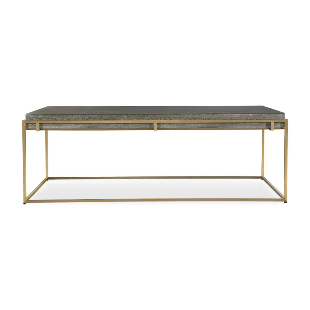 Geometric Acacia Coffee Table