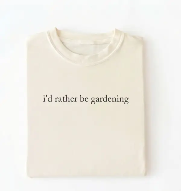 Plant Theme Comfort Graphic Cotton Tee