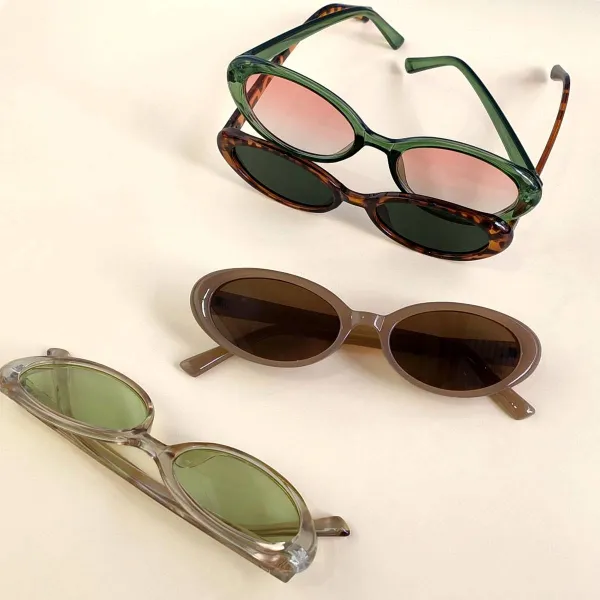 Oval Small Retro Sunglasses