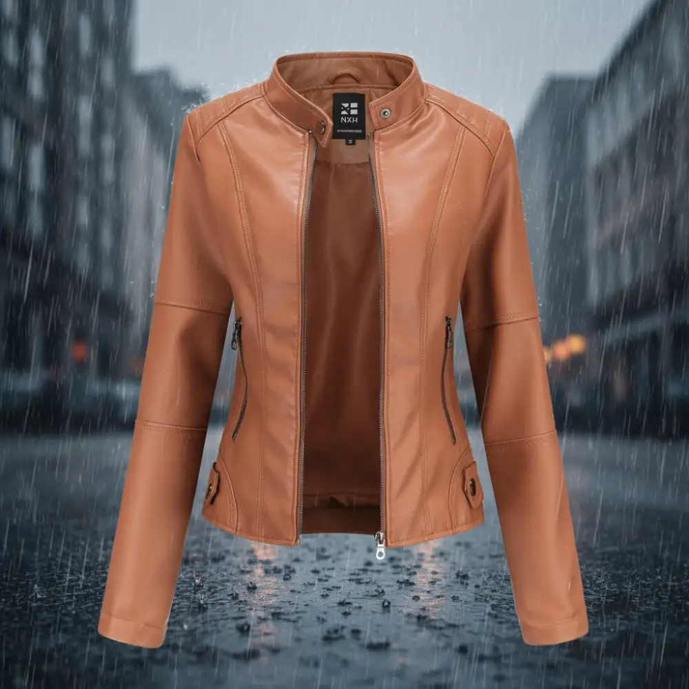 Classic Faux Leather Jacket
