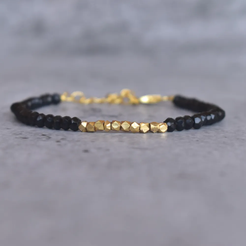 Delicate Onyx Bracelet