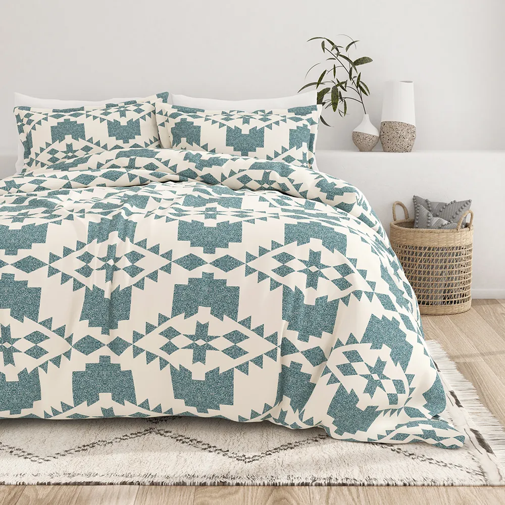 Diamond Pattern Duvet Cover Set