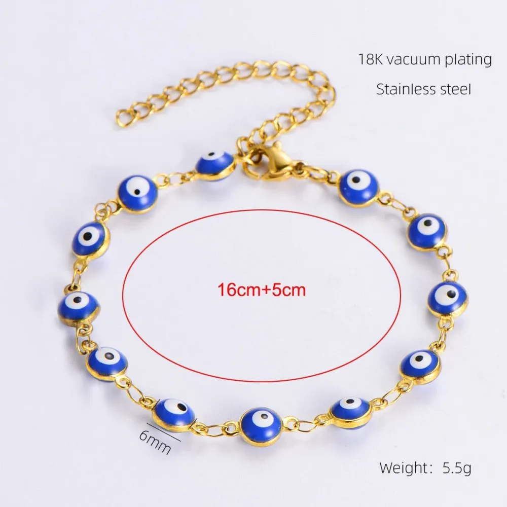 Metal Round Charm Bracelet