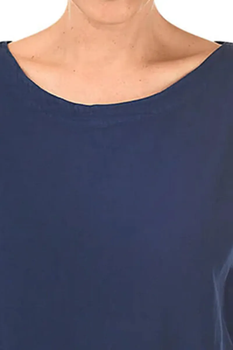 Lattice Sleeve Crinkle Top
