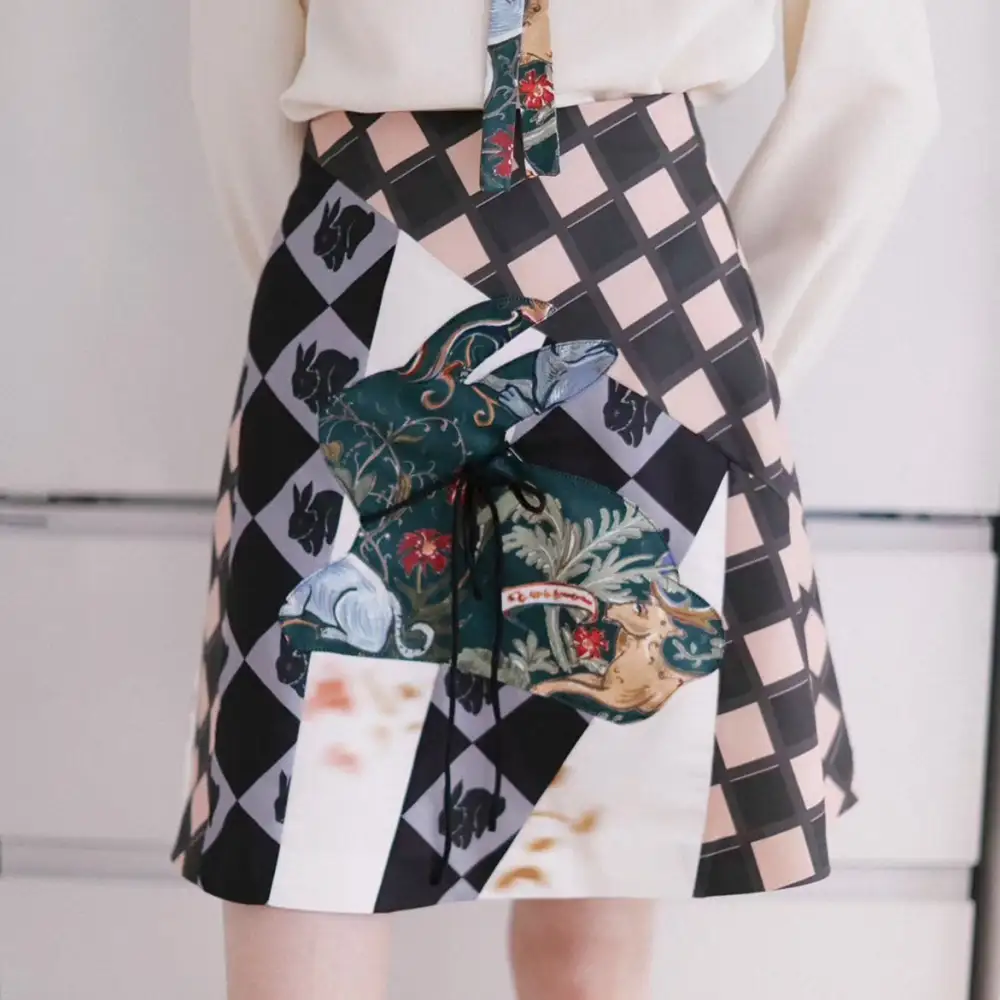 Simple Easy Everyday Casual Polyester Skirt