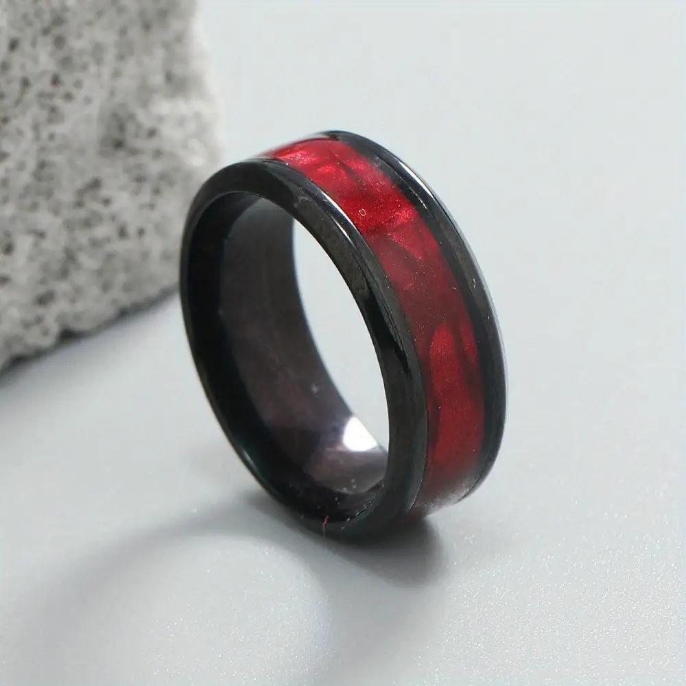 Shell Stainless Steel Men's Ring