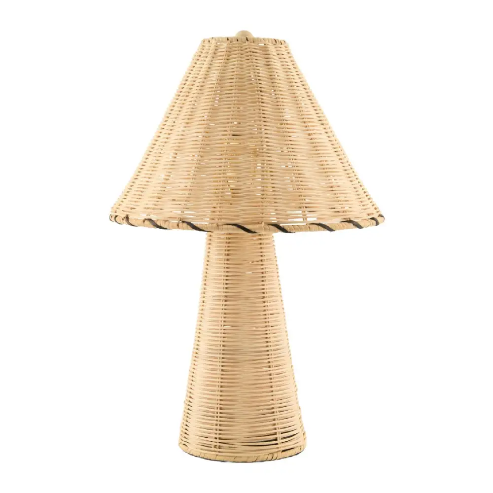 Refined Rattan Table Lamp