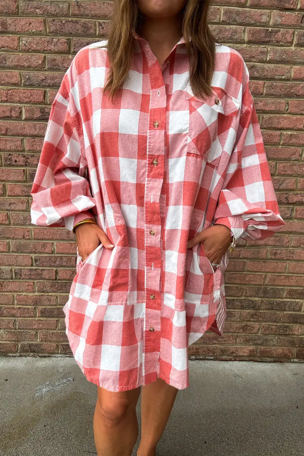 Puff Sleeve Relaxed Fit Mini Dress