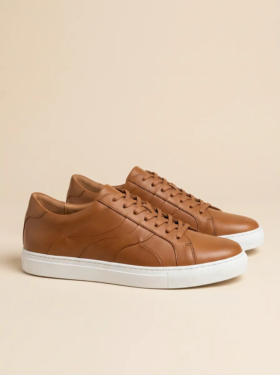 Men's Minimalist Leather Sole Casual Shoes