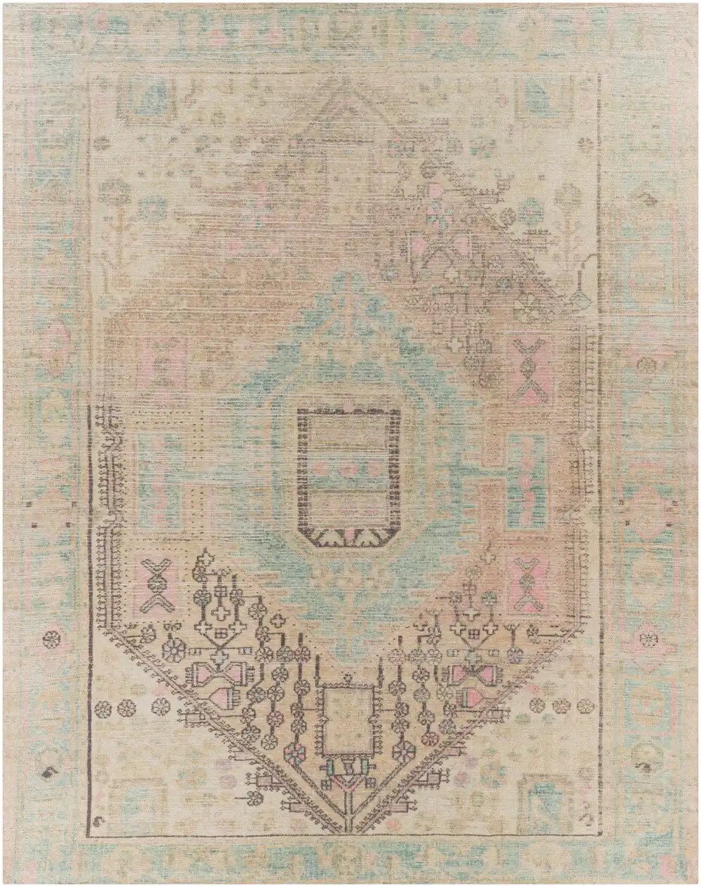 Traditional Hand Tufted Area Rug