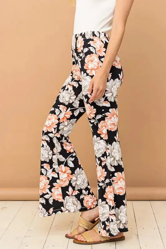 Flare Pocketed Casual Everyday Pants