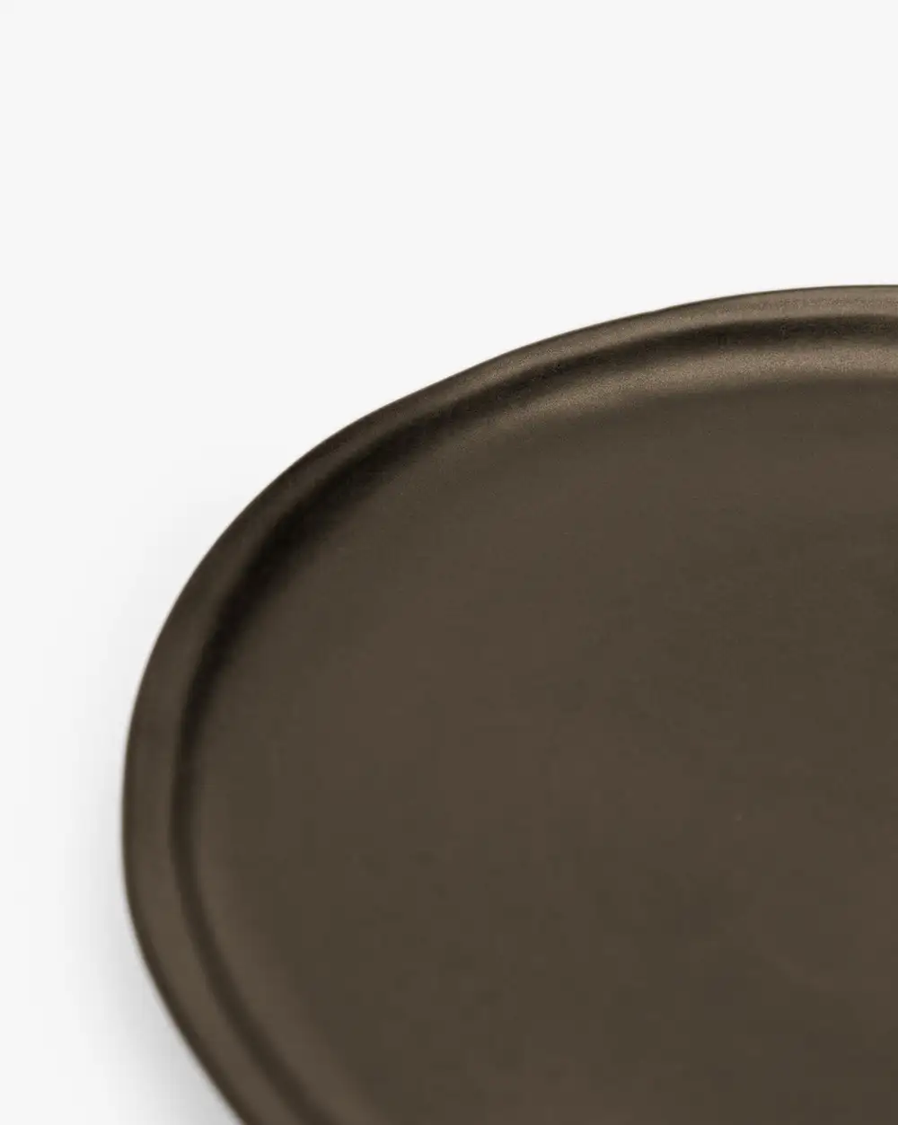 Reactive-Glaze Stoneware Dinner Plate Set