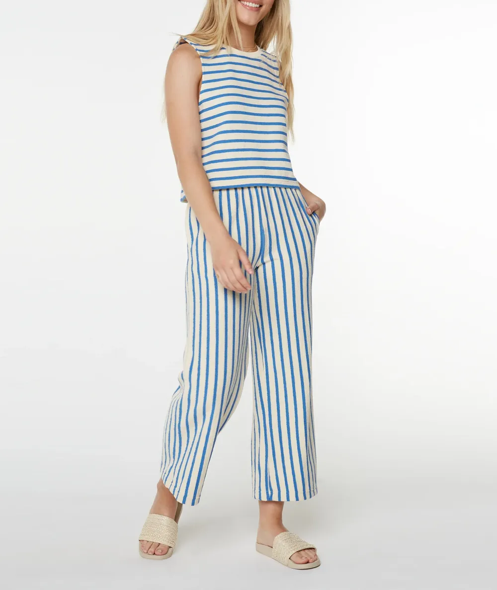 Striped Print Women's Casual Pants