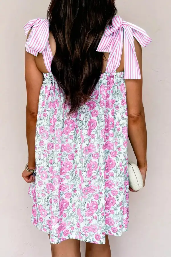 Refined Floral Mini Dress