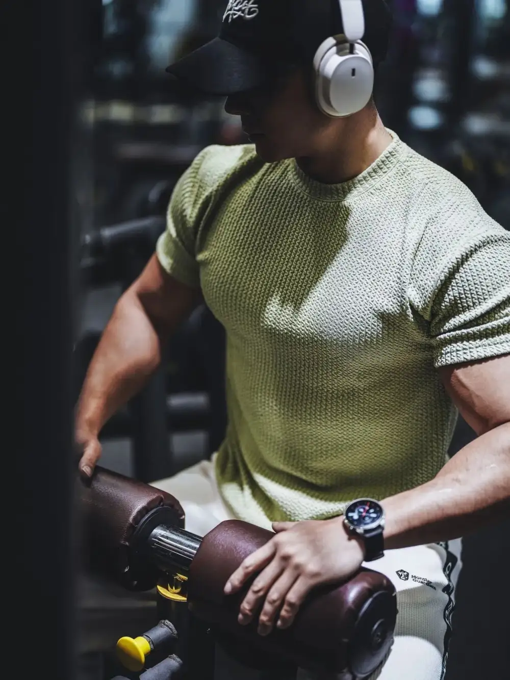 Woven Short Sleeve Crew Neck Tee