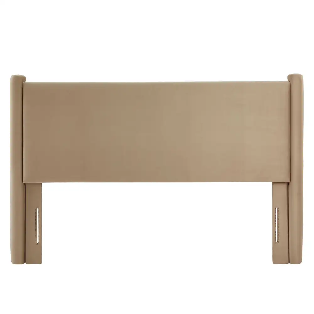 Performance Velvet Headboard Refined Interior Design