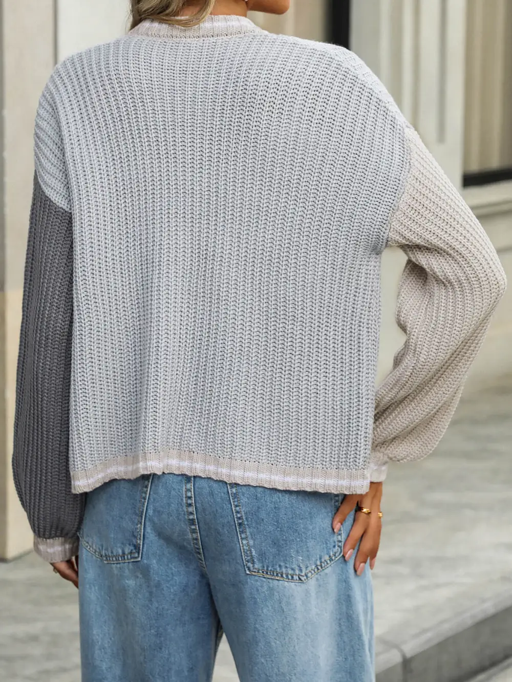 Relaxed Textured Cardigan