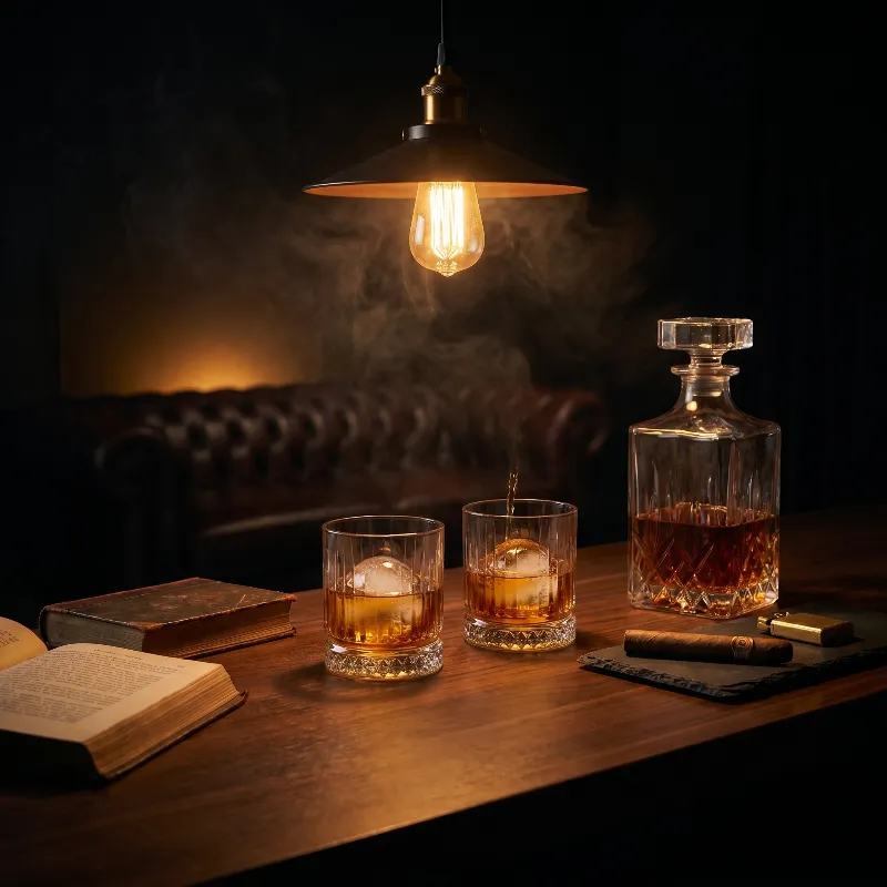 Crystal Double Old-fashioned Glasses